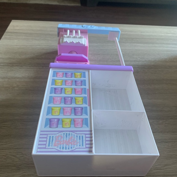 NWOT Mattel Barbie Ice Cream Shop Replacement Playset Stand 11.5 x 4.75 inches - Picture 5 of 6